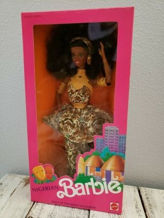 1989 Dolls Of The World Nigerian Barbie 7376
