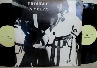 Rare Elvis Presley Trouble In Vegas 2lp Live In Vegas & Rare Trks Interviews M -