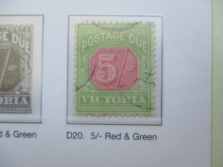 Victoria Stamps: Postage Dues Selection - Rare (g419)