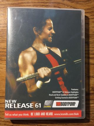 Les Mills Body Pump Release 61 Dvd Cd Set Rare Exercise Fitness Workout