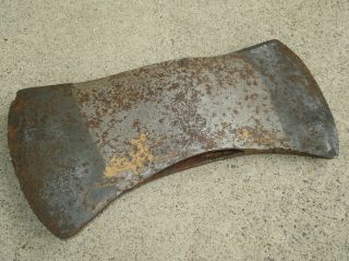 Vintage Or Antique Double Bit Axe Head 4.  5lb Ax Old Tool Primitive Old