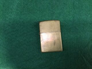 Vintage Zippo Solid Brass Lighter 2010 Rare Rustic 99p Start Hinge Is Damage