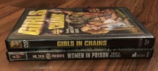 Women in Prison Triple Feature/Girls In Chains/Rare/Action/Sleaze/Exploitation 3