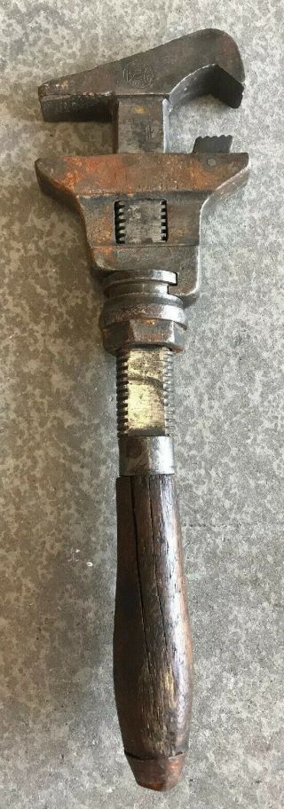 Rare Large 16” Antique Vintage Bemis & Call Combination Monkey Pipe Wrench