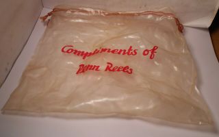 Rare - Vintage Clear Penn Reels Fishing Reel Pouch / Bag / Reel Case