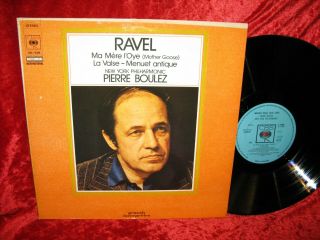1974 Uk Nm Cbs 76306 Stereo Ravel Ma Mere L 
