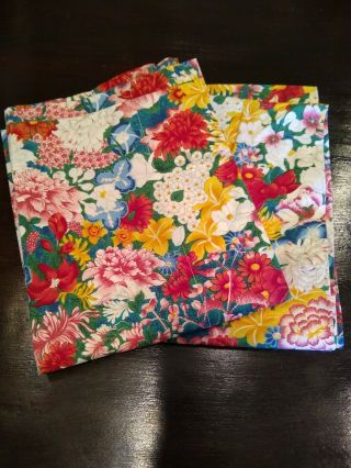 Extremely Rare Ralph Lauren Thousand Flowers King Size Pillow Cases