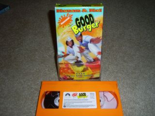 Good Burger 1997 Vhs Kel Mitchell & Kenan Thompson Nickelodeon Rare Orange Case