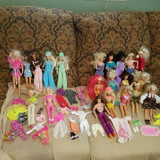 Vintage Barbie Dolls,  Clothes,  Shoes.  1970 
