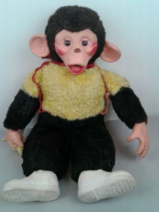 Vintage 19 " Mr.  Bim Zippy Stuffed Monkey From The 1950 