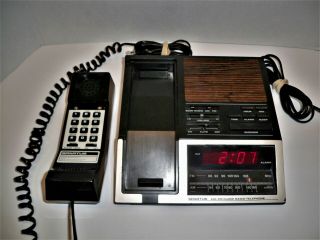 Rare Vintage Spartus Phone Alarm Clock Radio Am Fm Model Number 0206 - 64