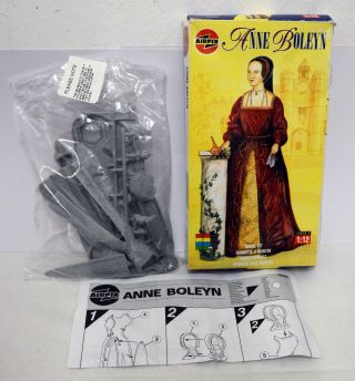 Airfix Vintage Anne Boleyn Rare Model Kit,  Complete.  Henry Viii 