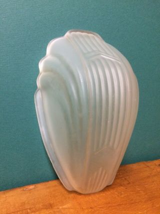 Antique Art Deco Markel Glass Slip Shade— Replacement For Sconce Or Chandelier