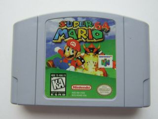 Authentic Mario Nintendo 64 N64 Official Game Rare Retro