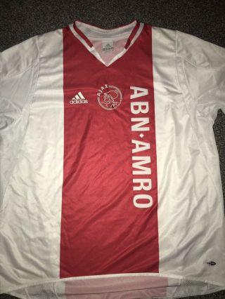 Ajax Home Shirt 2004/05 X - Large Rare And Vintage