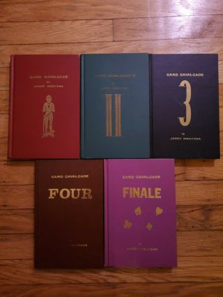 Card Cavalcade Jerry Mentzer I,  Ii,  3,  Four And Finale - All Hc Rare Editions