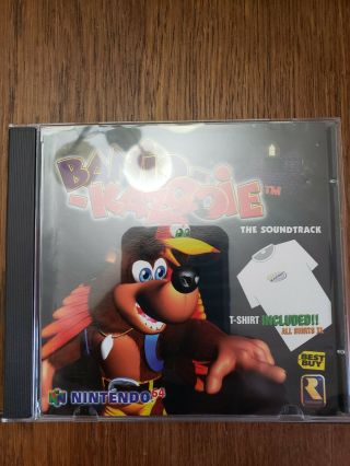 Banjo - Kazooie The Soundtrack Cd 1998 Rare Nintendo N64 (no Shirt)