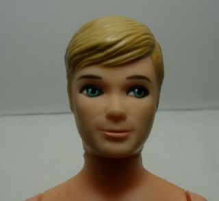 Vintage 1970 ' s Topper Dawn Doll Male Friend Kevin in Denim Outfit Hong Kong 2