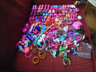 Barbie Doll Massive Shoes And Accessories Bundle 56 Pairs Skipper Chelsea Shelly