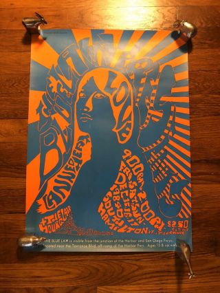 Rare The Blue Law Poster Dec 15,  1967 Love,  Canned Heat