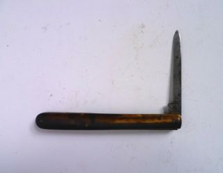 Rare Antique English Folding Pocket Quill Knife.  Joseph Haywood Sheffield C.  1870