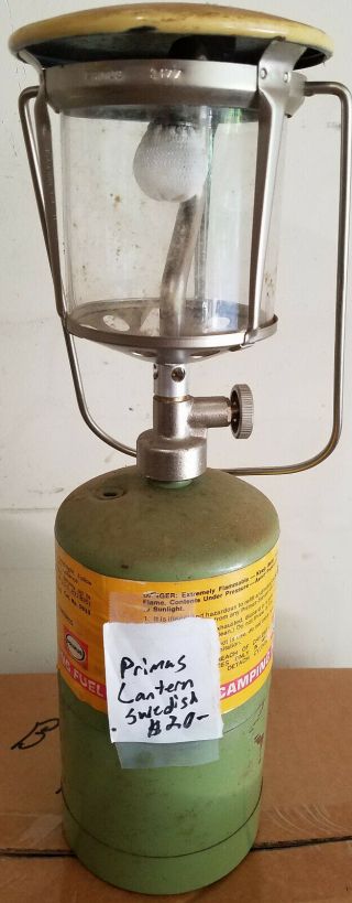 Vintage Primus 2177 Propane Mantel Lantern Sweden