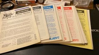 Ice Hockey - - News Review Magazines - - No 1 - 39 - - - - - - Oct 1981 - March 1984 - - - Rare