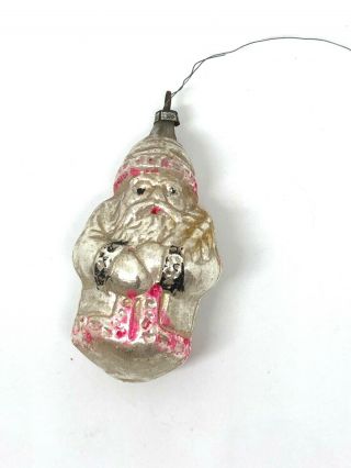 Bb23 Antique German Santa Claus Belsnickle Christmas Ornament 1910s