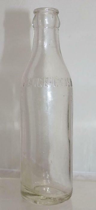 RARE Orange Crush Soda Bottle 6 oz.  Raised Block Letter Spencer NC 1920 ' s 2