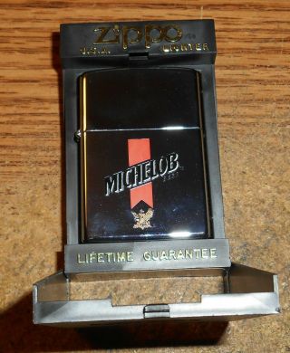 1993 Zippo Michelob Beer Full Size Advertising Lighter/nib/rare