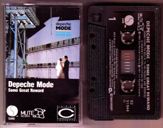 Depeche Mode - Some Great Reward Rare Cassette 1984 Sire Records Canada