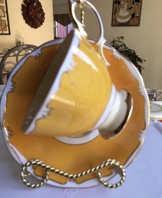Vintage Tea Cup And Saucer Royal Albert Orange (rare Find) 1950s