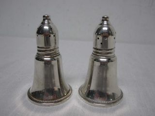 Vintage Duchin Creation Weighted Sterling Silver Salt,  Paper Shakers