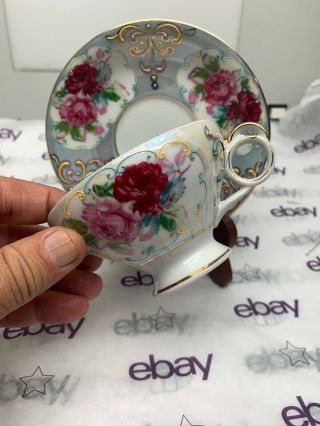 Vintage Lusterware Tea Cup And Saucer Sn 030
