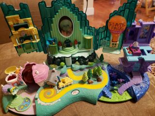 Vintage 2001 Wizard Of Oz Emerald City Polly Pocket Playset Mattel,  Rare