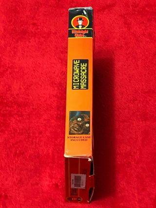 MICROWAVE MASSACRE Rare 1980s Horror Midnight Video Big Box VHS - Rare 3