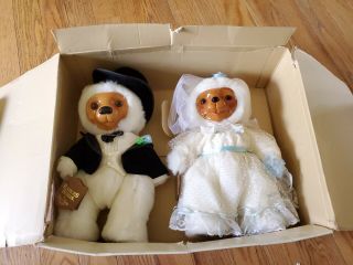 Robert Raikes Bears Gregory Allison Bride Groom Limited Edition Tags Papers
