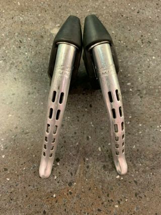 Shimano Dura Ace 1st Gen Rare Slotted Vintage Brake Levers 1970s Campagnolo Fit