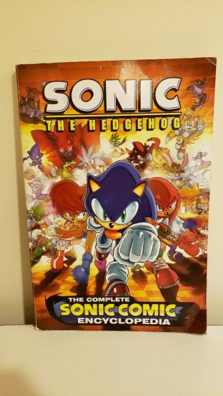 The Complete Sonic The Hedgehog Comic Encyclopedia,  Archie Comics (oop/rare)