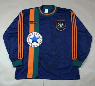 Newcastle United 1997 1998 Away Shirt Ultra Rare Long Sleeve (l) Ketsbaia 14