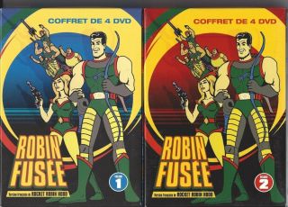 Robin Fusée Volume 1 & 2 (version Français De Rocket Robin Hood) 8 Dvd 