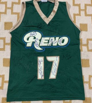 Reno Bighorns Jeremy Lin Nba G - League Jersey Kids Sz 10 - 12 Signed By Team Rare