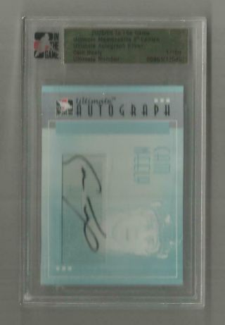 Cam Neely Auto 2005 - 06 In The Game Silver 11/50 Autograph Rare Sp