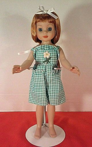 Vintage Betsy Mccall Robert Tonner 13 " Doll Vinyl Red Hair Blue Eyes Sun Dress