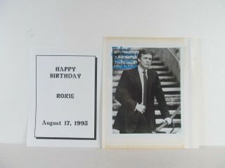 President Donald J Trump Signed 8x10 Photo 1993 Rare To Roxie Happy Birthday