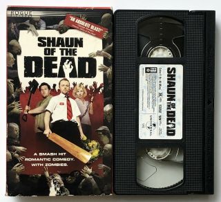 Shaun Of The Dead (vhs,  2004) Rare Cult Horror Comedy Edgar Wright Simon Pegg