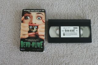 Dead Alive Vhs Vidmark Video Tape Media Rare Horror Cult Gore Oop