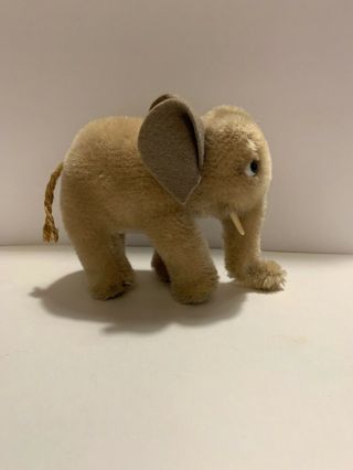 Vintage Elephant Steiff Toy Stuffed Animal