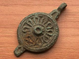 Ancient Roman Bronze Artifact Pendant Circa 300 - 500 Ad Very Rare