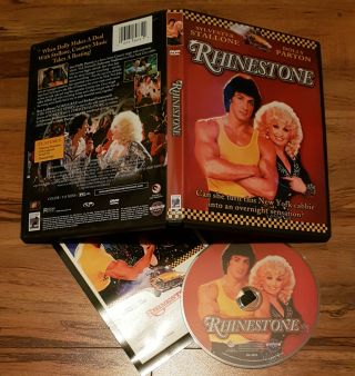/1062\ Rhinestone Dvd From Anchor Bay Rare & Oop With Insert (stallone,  Parton)